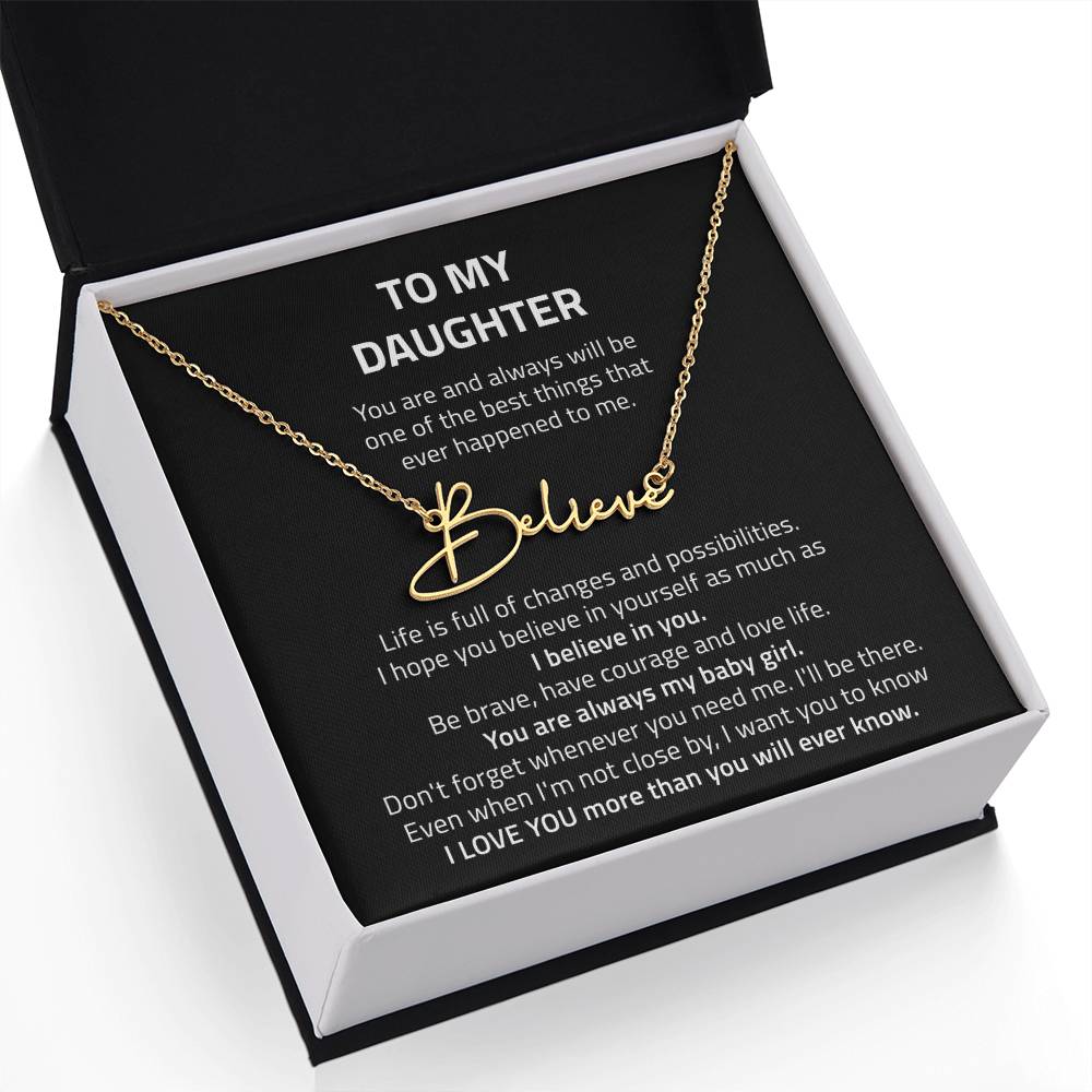 name necklace singnature