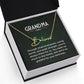 Grandma Name Necklace From Granddaughter Mothers Day Necklace Christmas Birthday Gift From Grandson To My Grandmother Present With Message Card