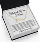Thank You Necklace Gift • Sentimental Mom Gift • Perfect Gift for Any Occasion • Mom Necklace from Daughter • Show Your Love with This Necklace