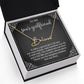 To my Son's Girlfriend Gifts, Signature Style Name Necklace, Valentine's Day Jewelry Birthday Gift