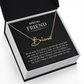 Special friend single name necklace