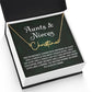 Auntie Gift Aunt Gifts From Niece, Signature Style Name Necklace Birthday Christmas Jewelry For Aunt