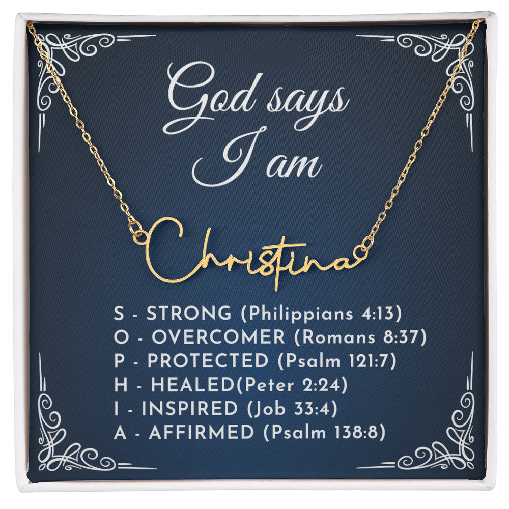 0810 god say name necklace