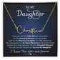 To My Daughter | Proudest Moment | Signature Style Name Necklace
