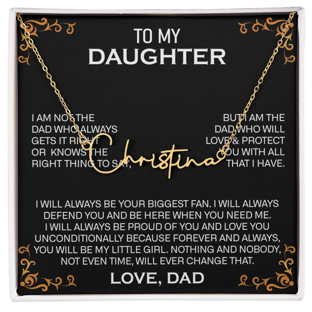 daughter- signature