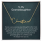 granddaughter name necklace
