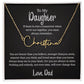 To My Daughter Necklace From Dad, Father Daughter Gifts, Birthday Gift for Daughter, Father Daughter Necklace, Daddy Daughter Gifts For My Daughter