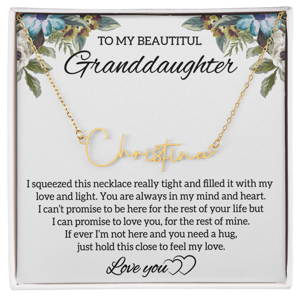 SO-7707158- Granddaughter signature name