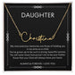 Birthday Gifts For Daughter Necklace, Father Daughter Gifts, Gifts For Daughter From Dad, Daughter Jewelry From Dad