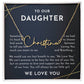 to our daughter