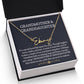 Grandmother And Granddaughter Signature Style Name Necklace, Birthday Gift, Christmas Gift