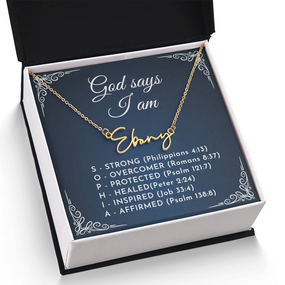 0810 god say name necklace