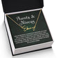 Auntie Gift Aunt Gifts From Niece, Signature Style Name Necklace Birthday Christmas Jewelry For Aunt