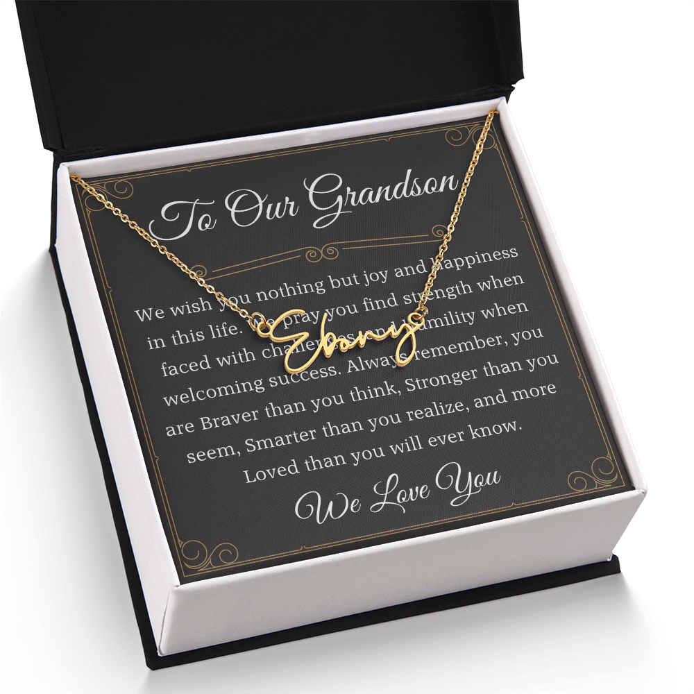to our granddaughter