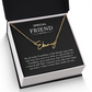 Special friend single name necklace