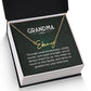 Grandma Name Necklace From Granddaughter Mothers Day Necklace Christmas Birthday Gift From Grandson To My Grandmother Present With Message Card