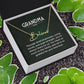 Grandma Name Necklace From Granddaughter Mothers Day Necklace Christmas Birthday Gift From Grandson To My Grandmother Present With Message Card