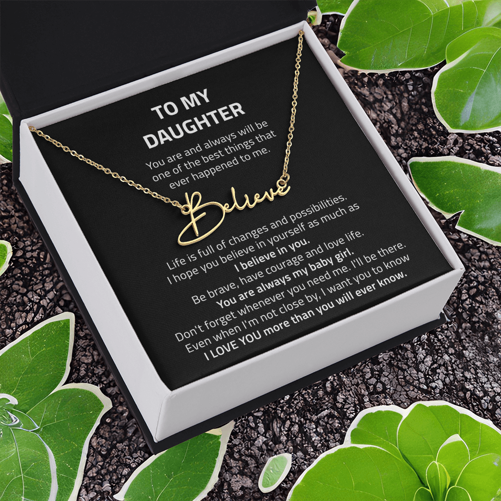 name necklace singnature