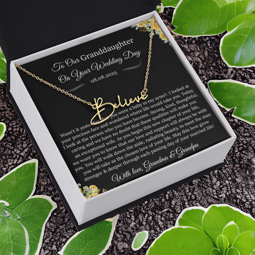 To My granđaguhtẻ on your wedding day