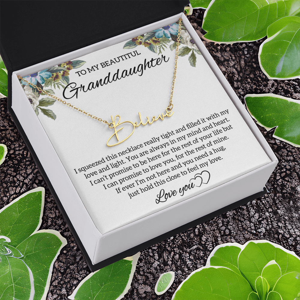 SO-7707158- Granddaughter signature name