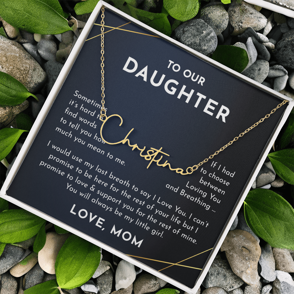 To Our daughter