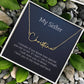 my sister signature name necklace