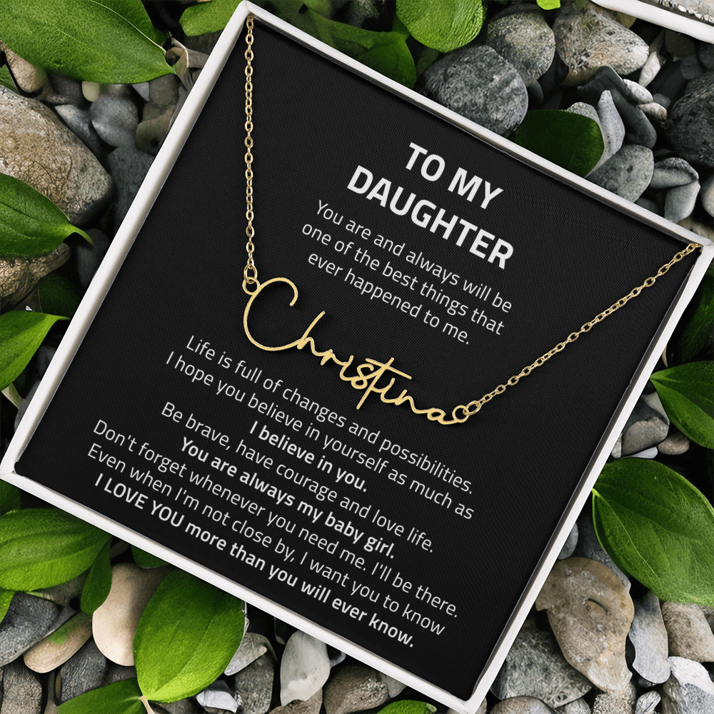 name necklace singnature