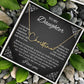 To My Daughter Signature Style Name Necklace, Daughter Necklace, Gift For Daughter, Daughter Necklace, Daughter Jewelry From Mom Dad