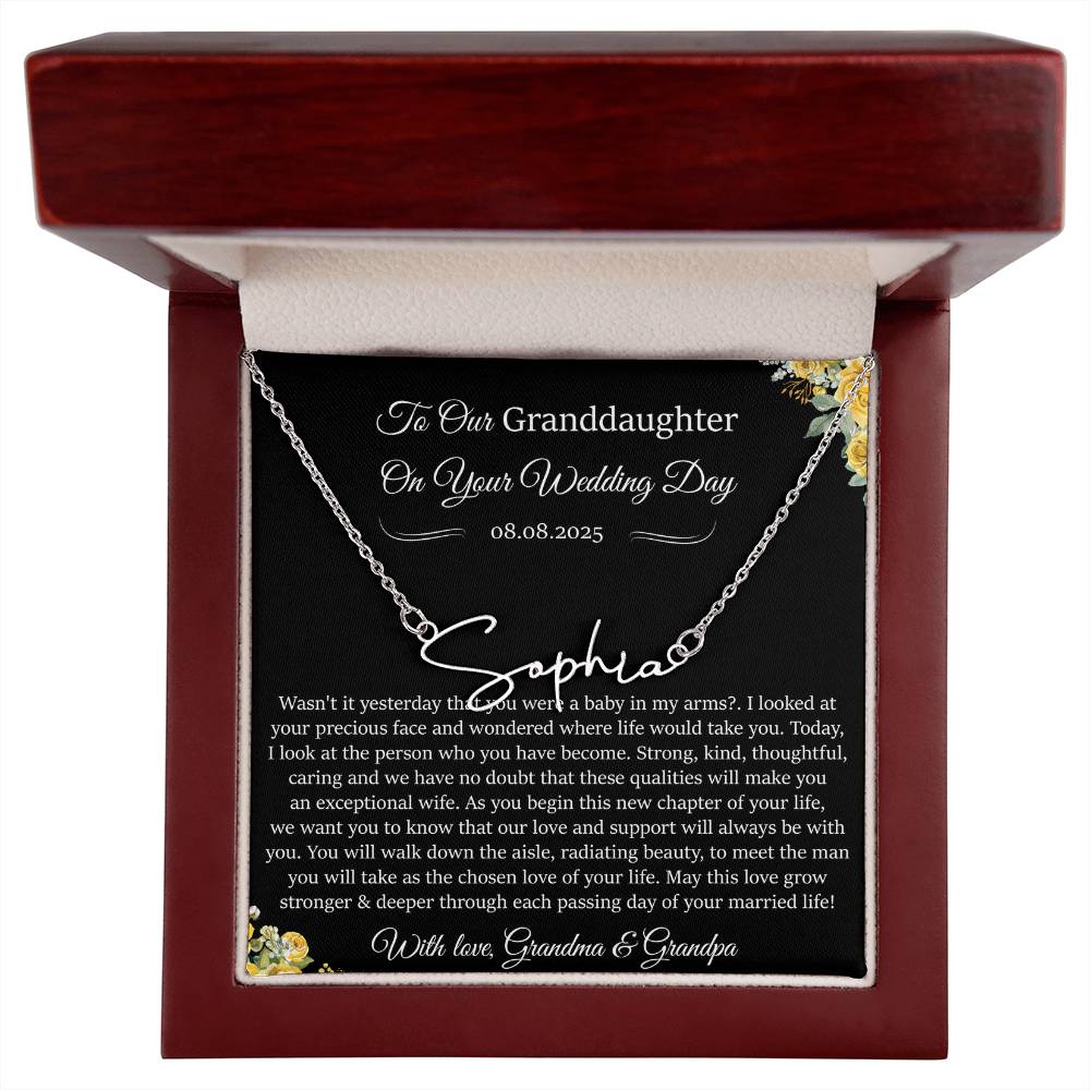 To My granđaguhtẻ on your wedding day