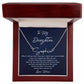 To My Daughter Necklace - A Heartfelt Jewelry Gift from Mom: Show Your Love with This Beautiful and Meaningful Keepsake
