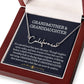 Grandmother And Granddaughter Signature Style Name Necklace, Birthday Gift, Christmas Gift