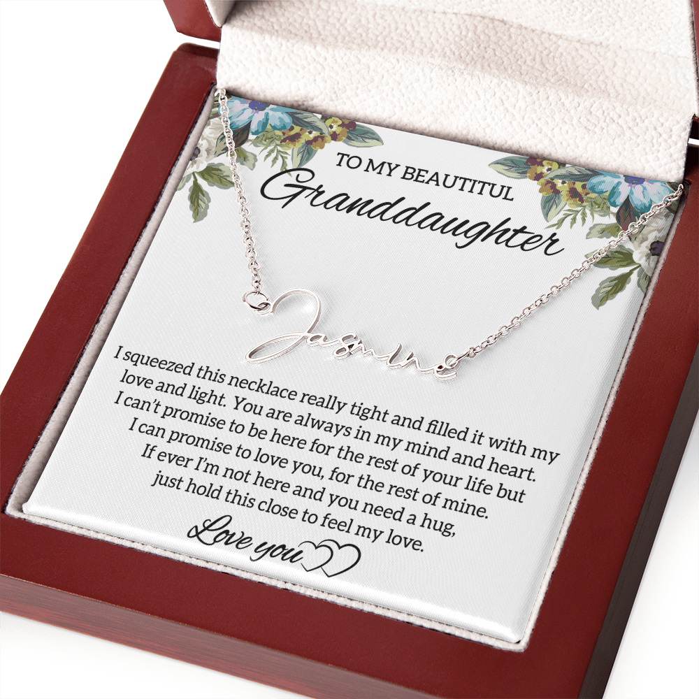 SO-7707158- Granddaughter signature name