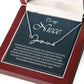 To My Niece Signature Style Name Necklace , Perfect Birthday or Graduation Gift with Blessing Card and Gift Box Packaging