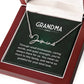 Grandma Name Necklace From Granddaughter Mothers Day Necklace Christmas Birthday Gift From Grandson To My Grandmother Present With Message Card