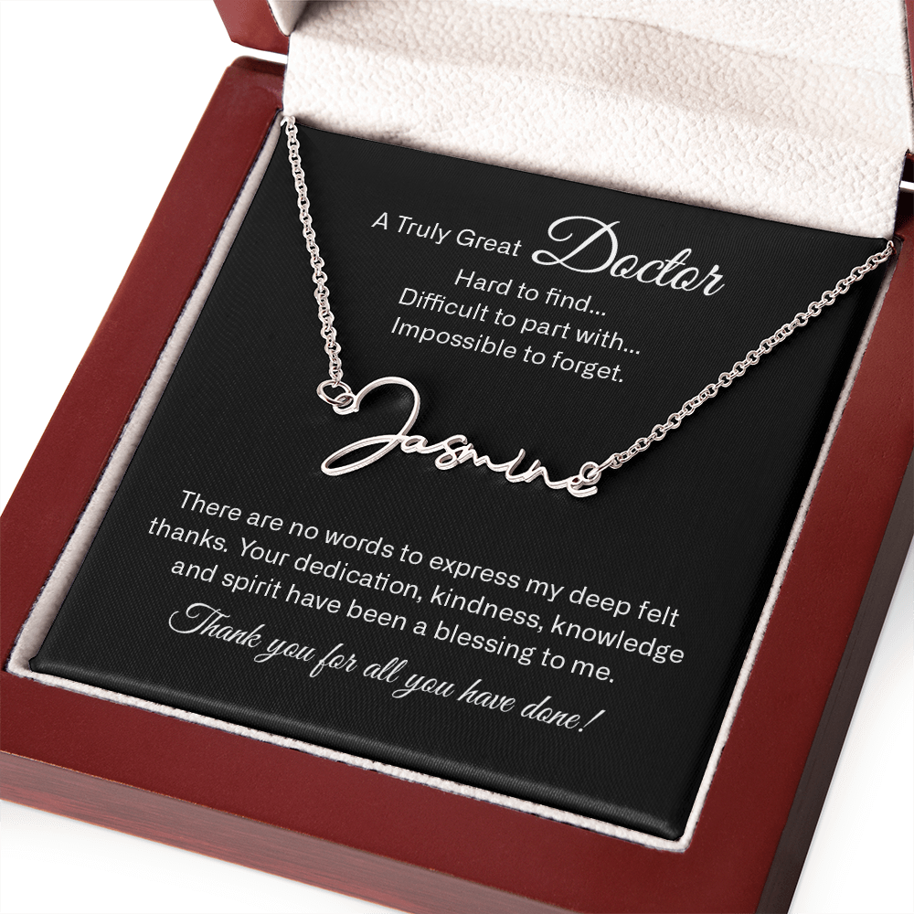 signature name neckalce