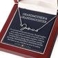 Grandmother And Granddaughter Signature Style Name Necklace, Birthday Gift, Christmas Gift