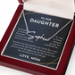 To Our daughter