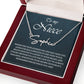 To My Niece Signature Style Name Necklace , Perfect Birthday or Graduation Gift with Blessing Card and Gift Box Packaging