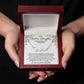Father to Daughter Necklace Gift: Birthday Present with Gift Box and Message Card