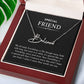 Special friend single name necklace