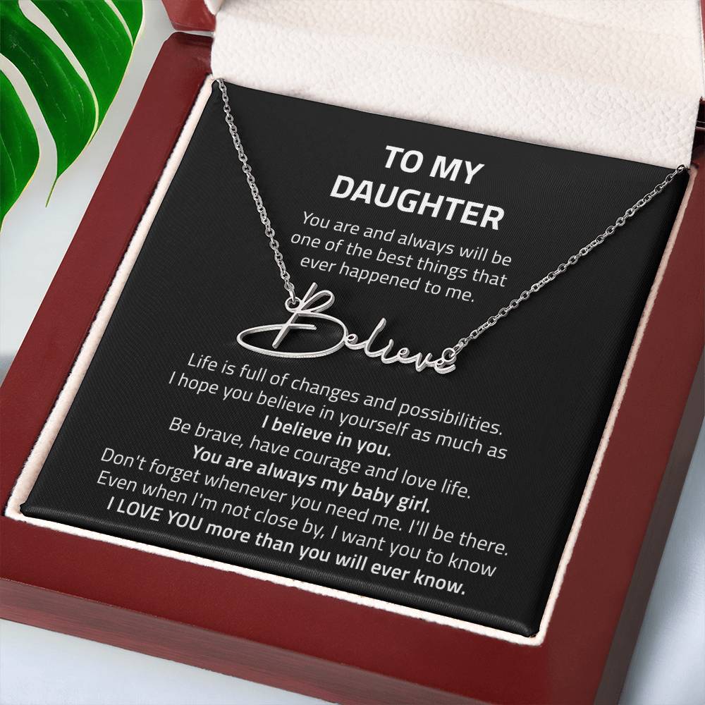 name necklace singnature