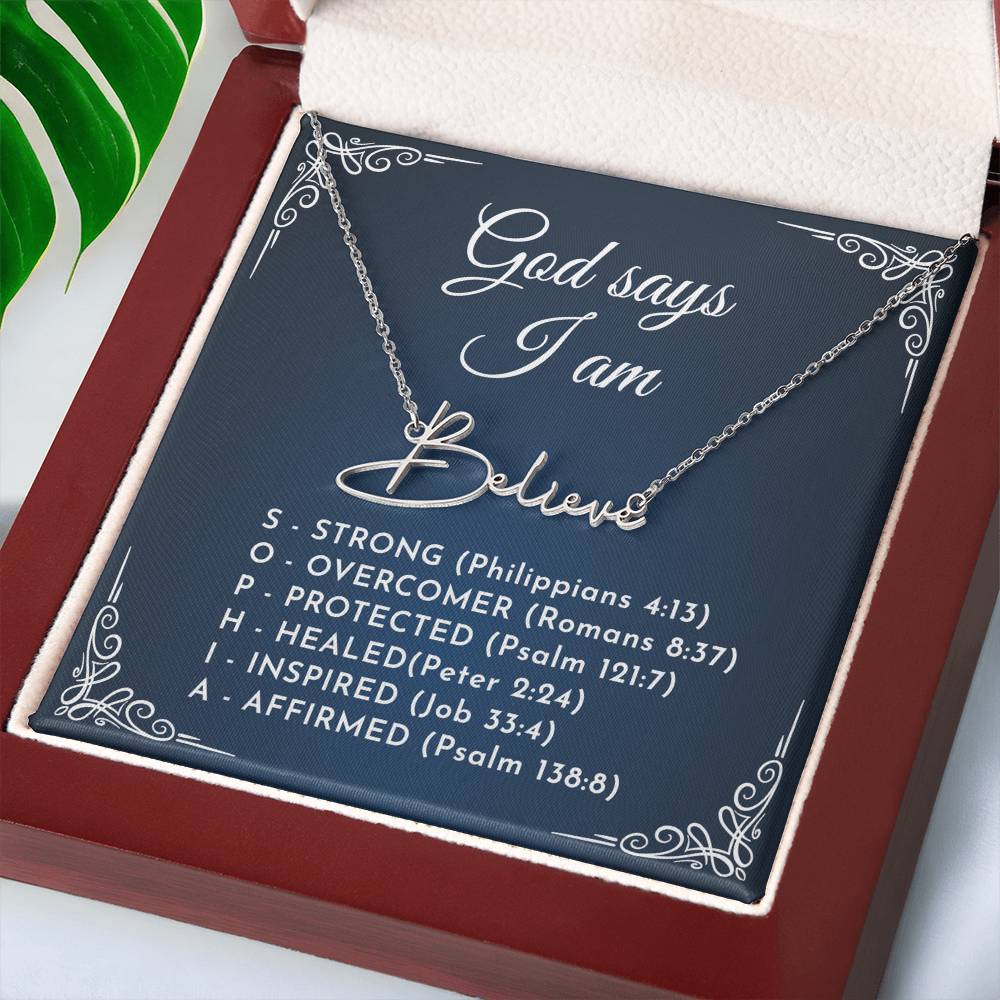 0810 god say name necklace