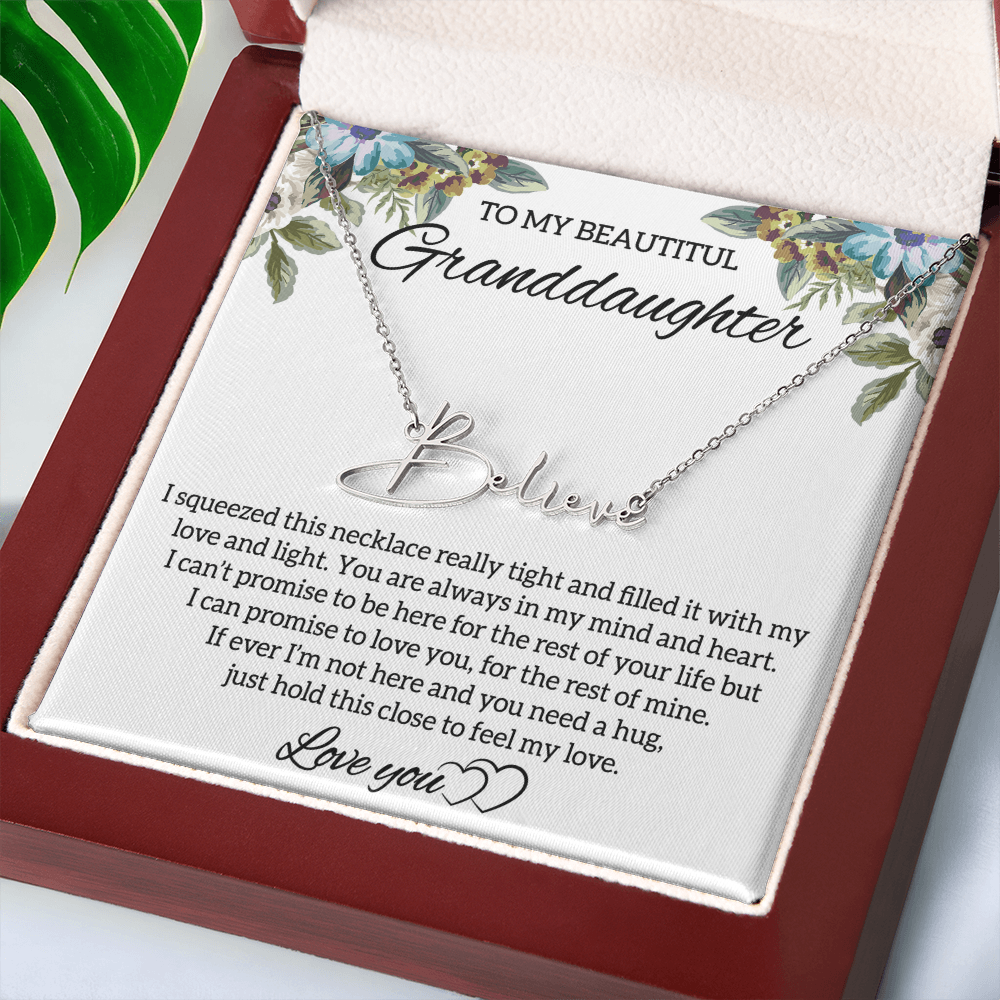 SO-7707158- Granddaughter signature name