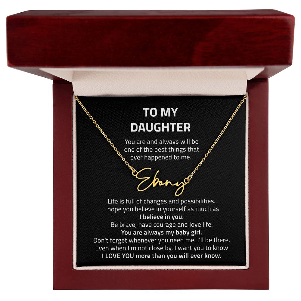 name necklace singnature