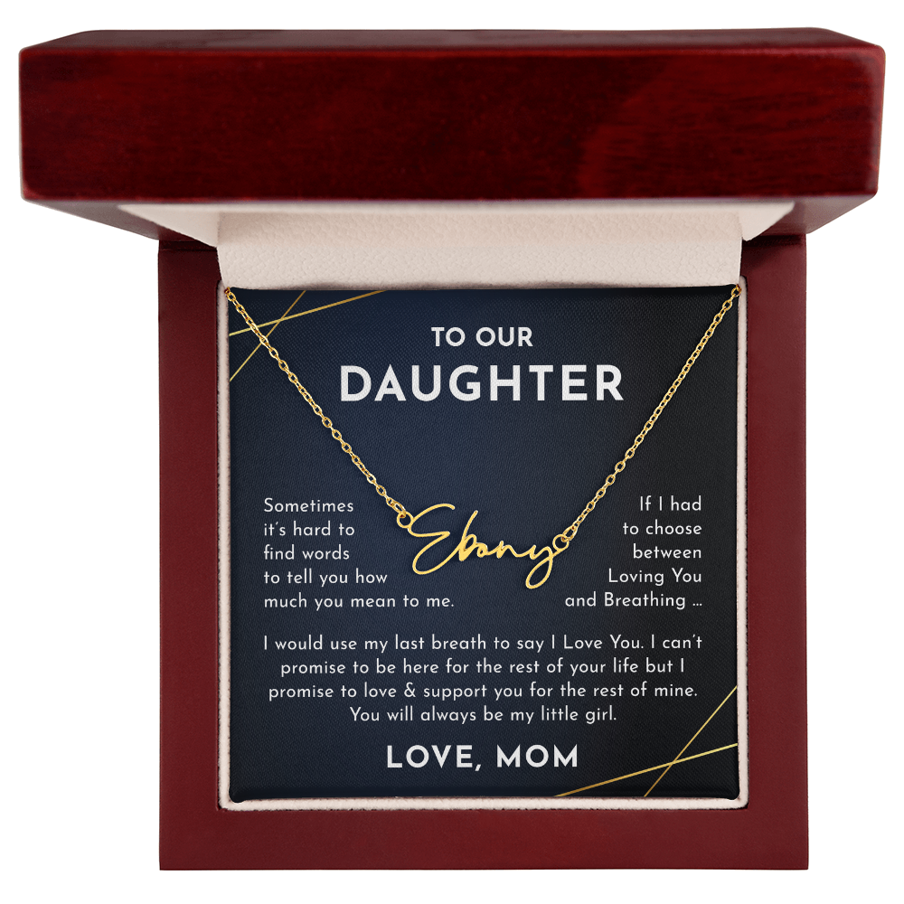 To Our daughter