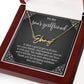To my Son's Girlfriend Gifts, Signature Style Name Necklace, Valentine's Day Jewelry Birthday Gift