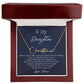 To My Daughter Necklace - A Heartfelt Jewelry Gift from Mom: Show Your Love with This Beautiful and Meaningful Keepsake