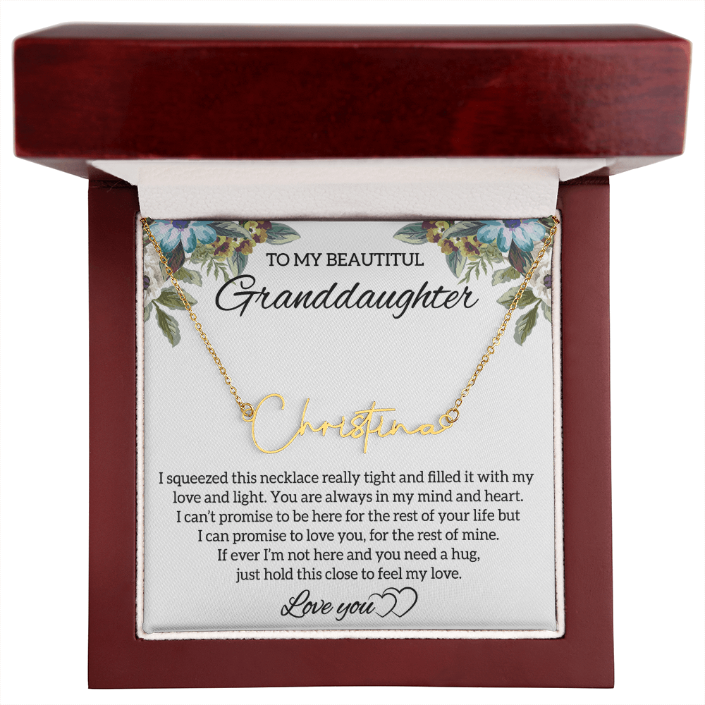 SO-7707158- Granddaughter signature name