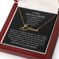 sister signature name necklace