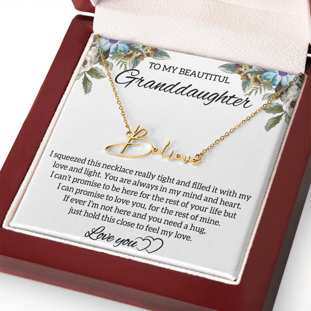 SO-7707158- Granddaughter signature name
